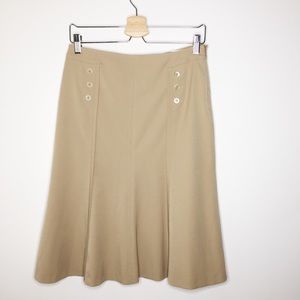Karen Millen khaki midi skirt